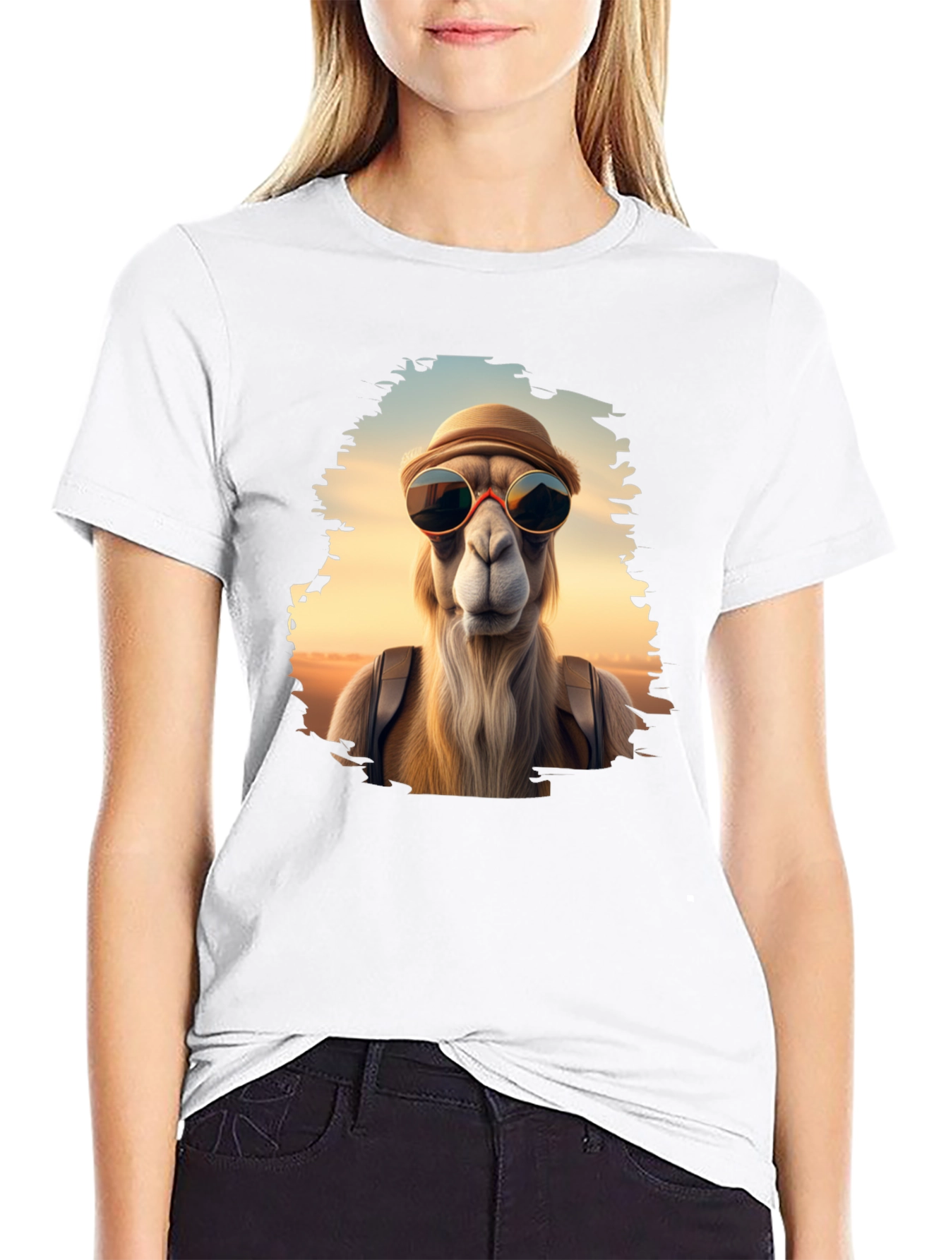 Cool Camel T-Shirt - Stylish Graphic Tee