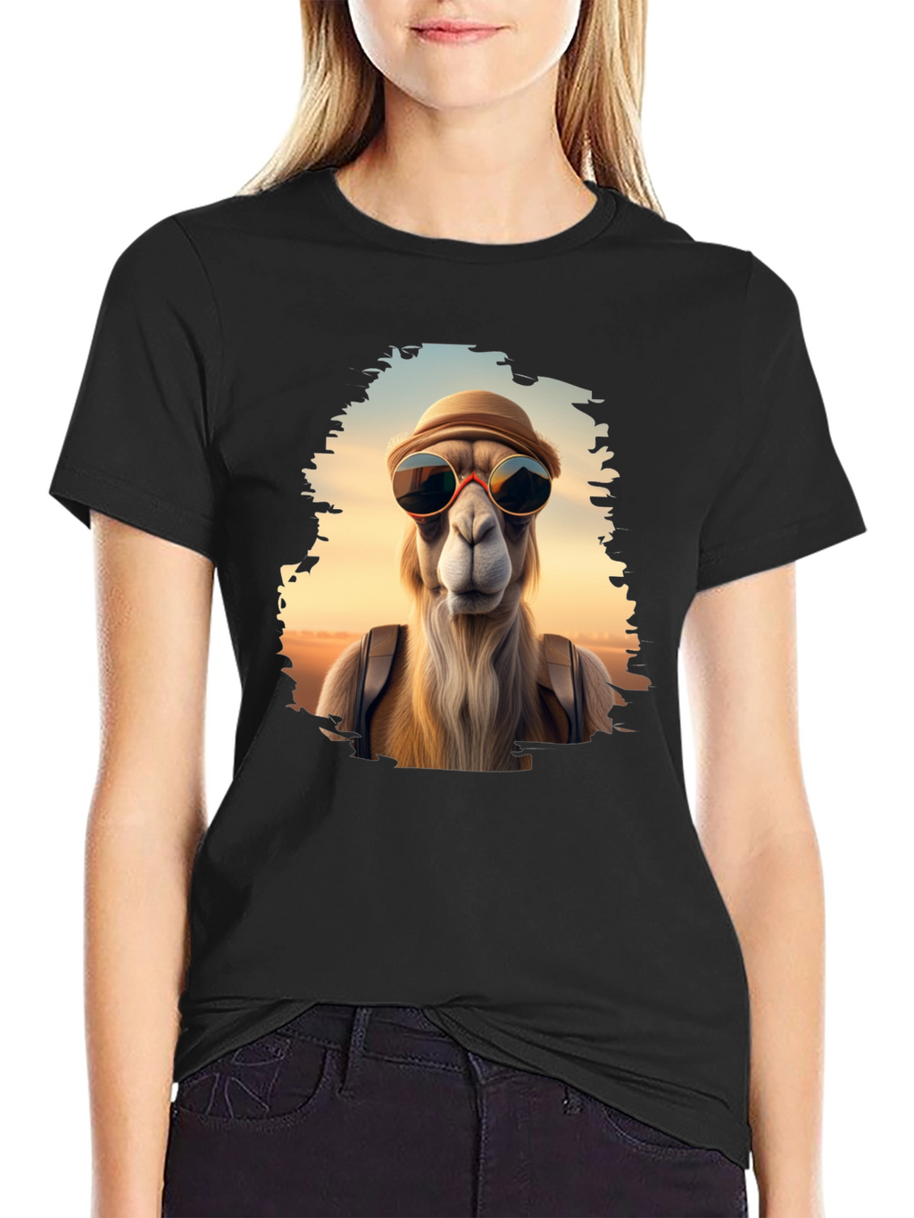 Cool Camel T-Shirt - Stylish Graphic Tee