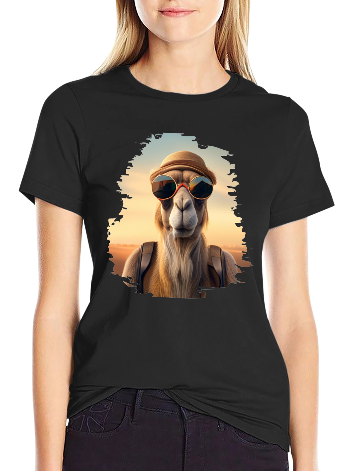 Cool Camel T-Shirt - Stylish Graphic Tee