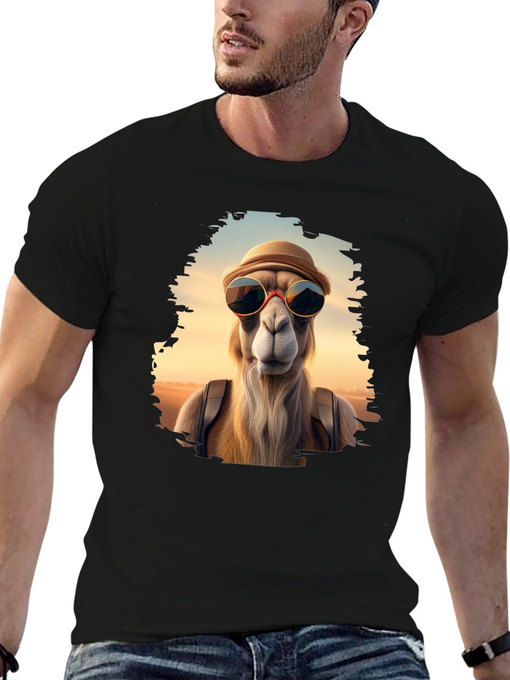 Cool Camel T-Shirt - Stylish Graphic Tee