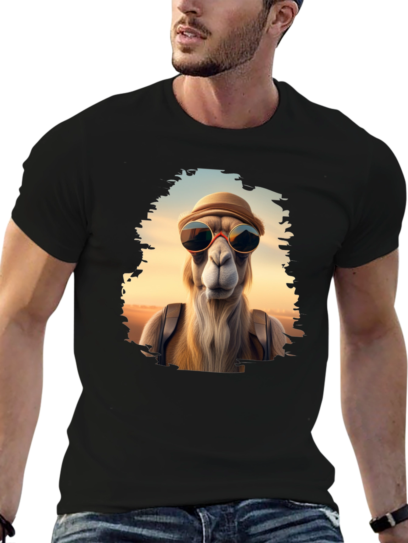 Cool Camel T-Shirt - Stylish Graphic Tee