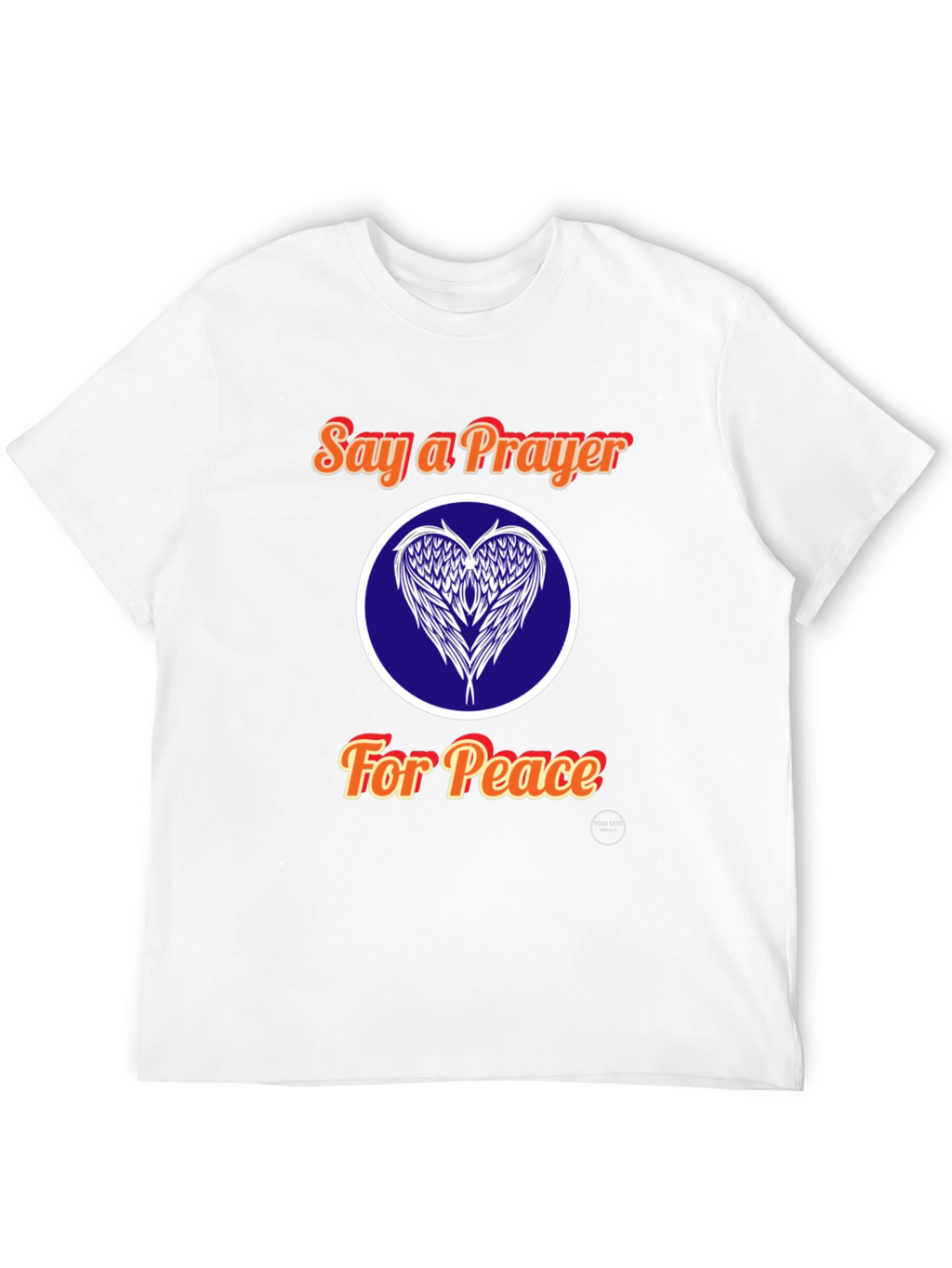 Say a Prayer for Peace Black T-Shirt
