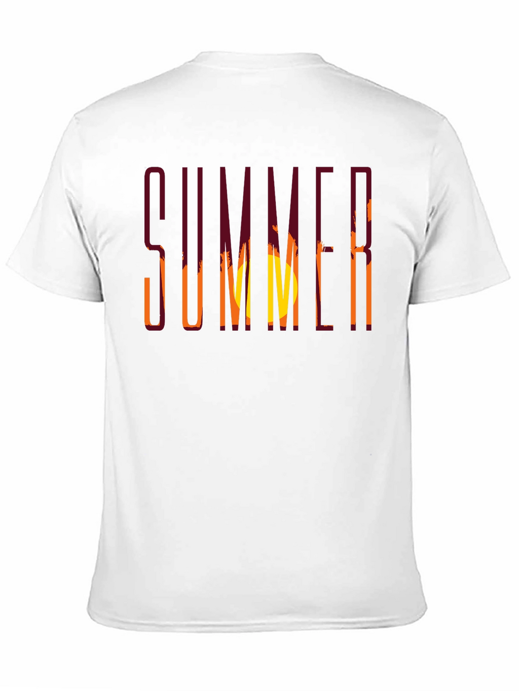Summer Sunset Graphic T-Shirt - Relaxed Fit Black Tee