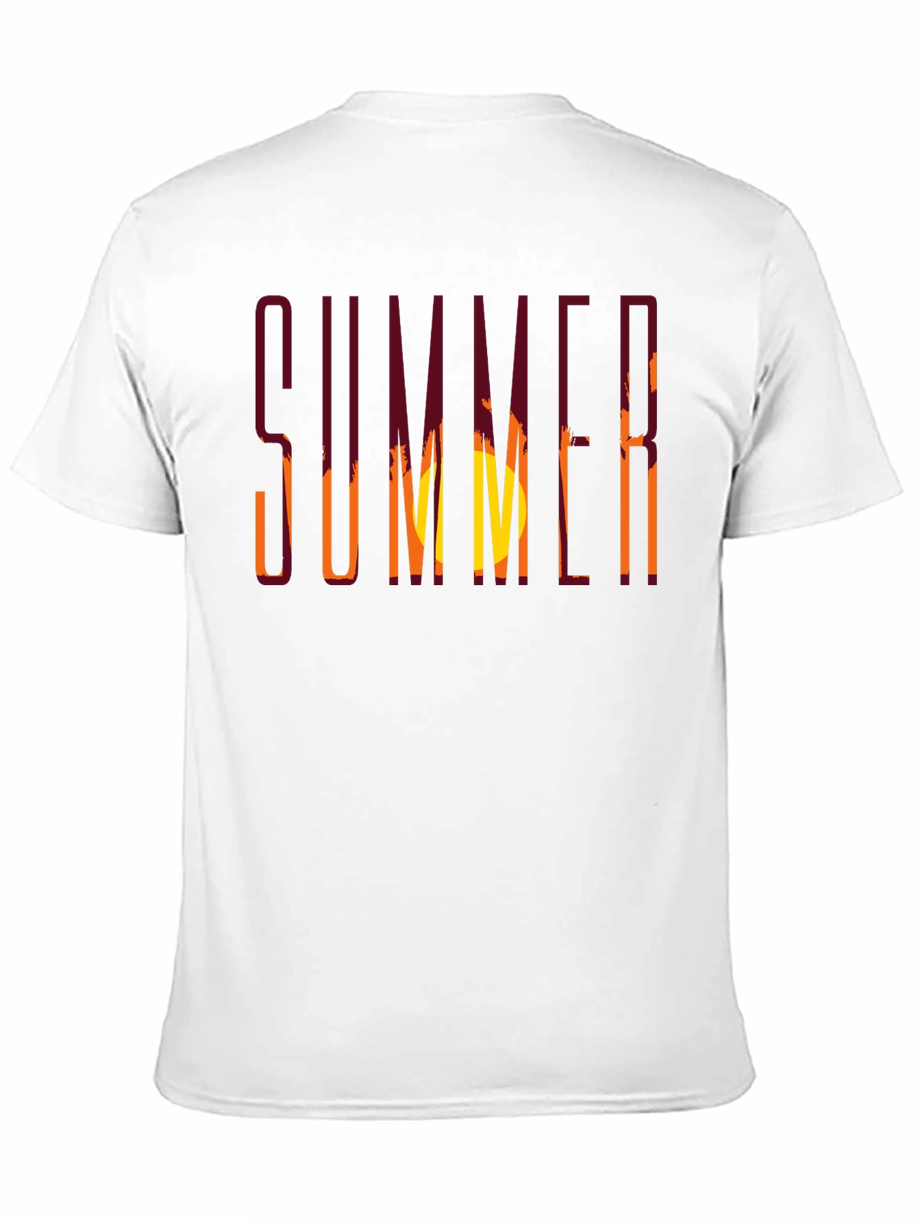 Summer Sunset Graphic T-Shirt - Relaxed Fit Black Tee