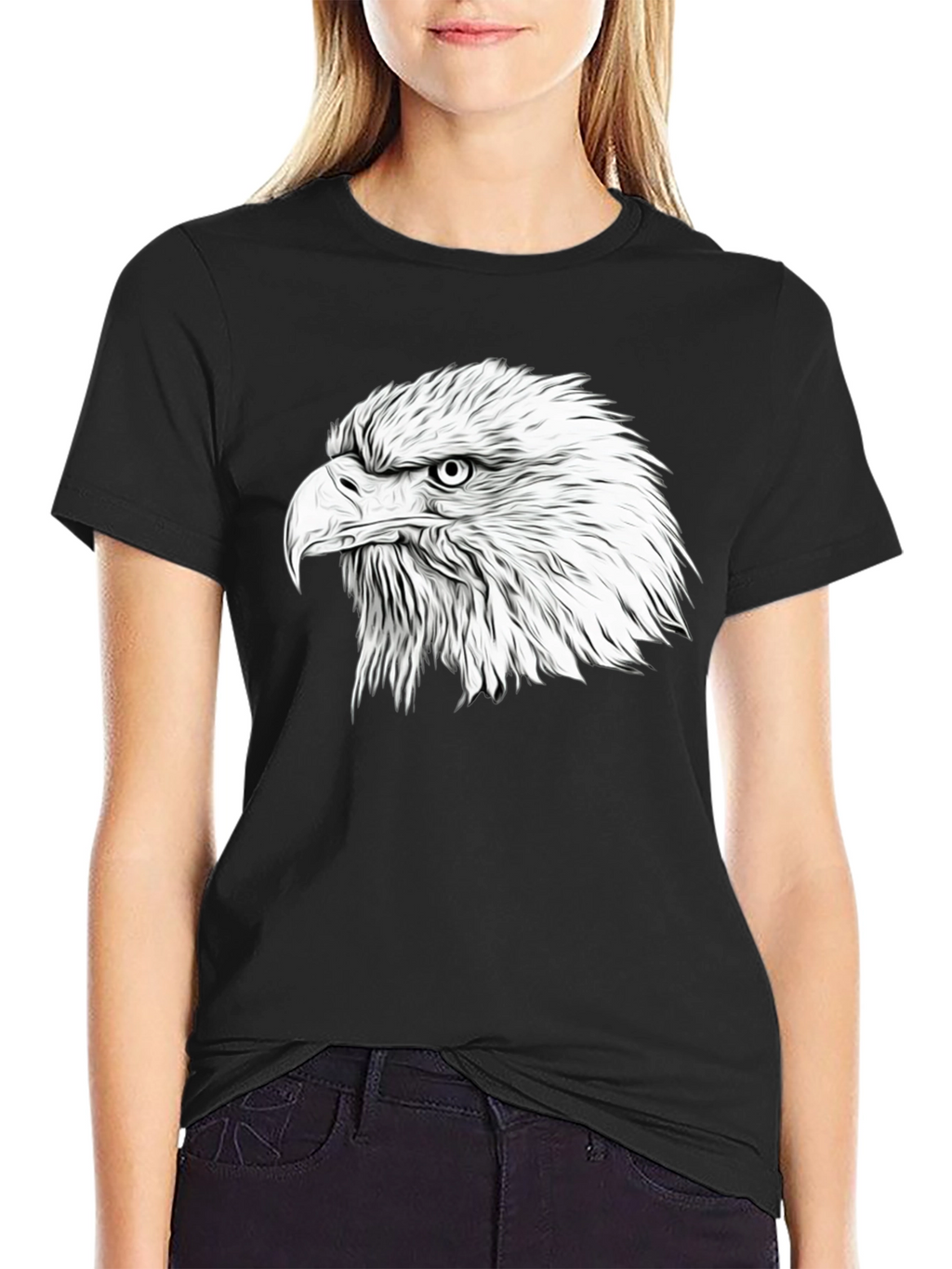 Bold Eagle Graphic Print Tee
