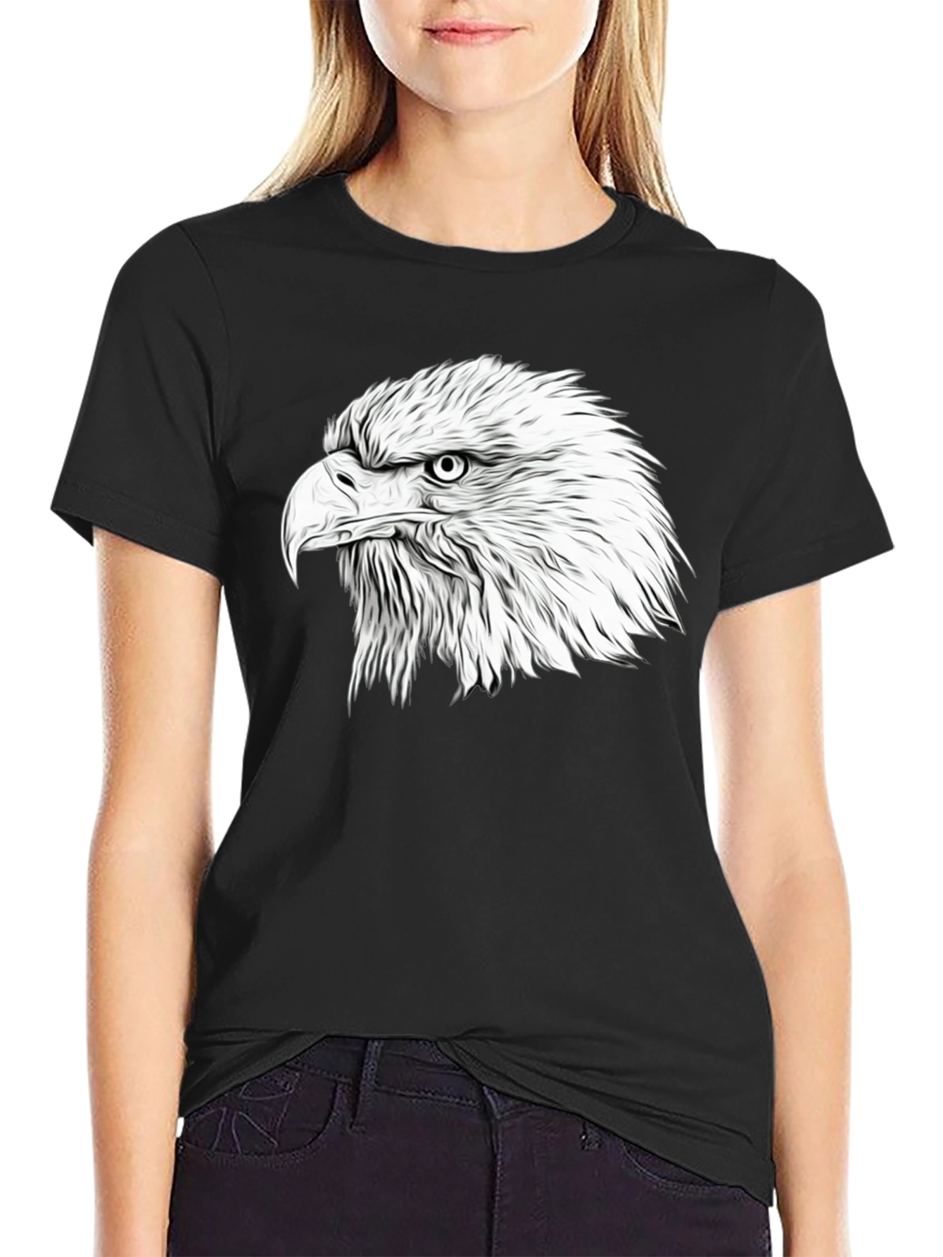 Bold Eagle Graphic Print Tee