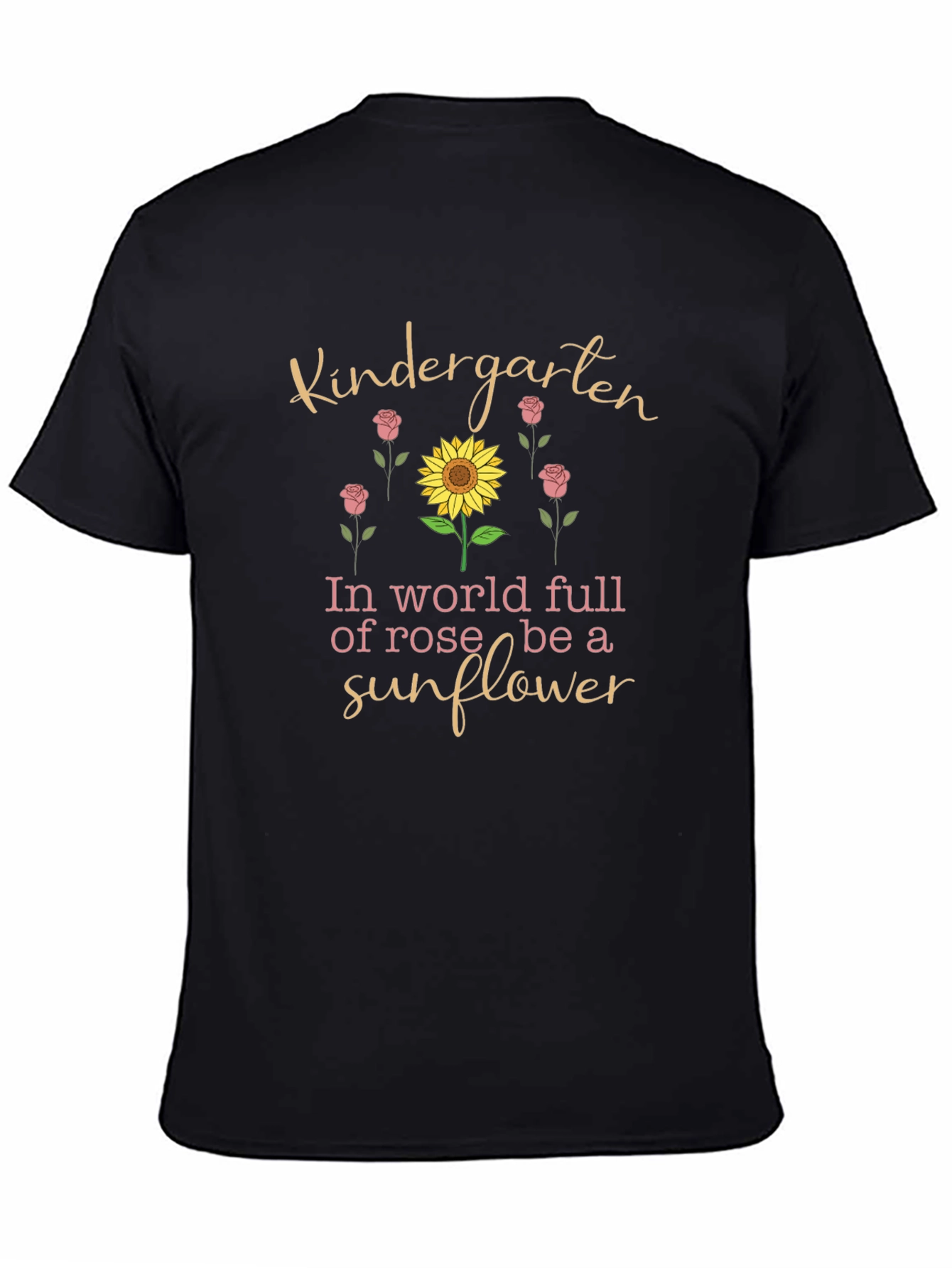 Kindergarten Sunflower Graphic Tee