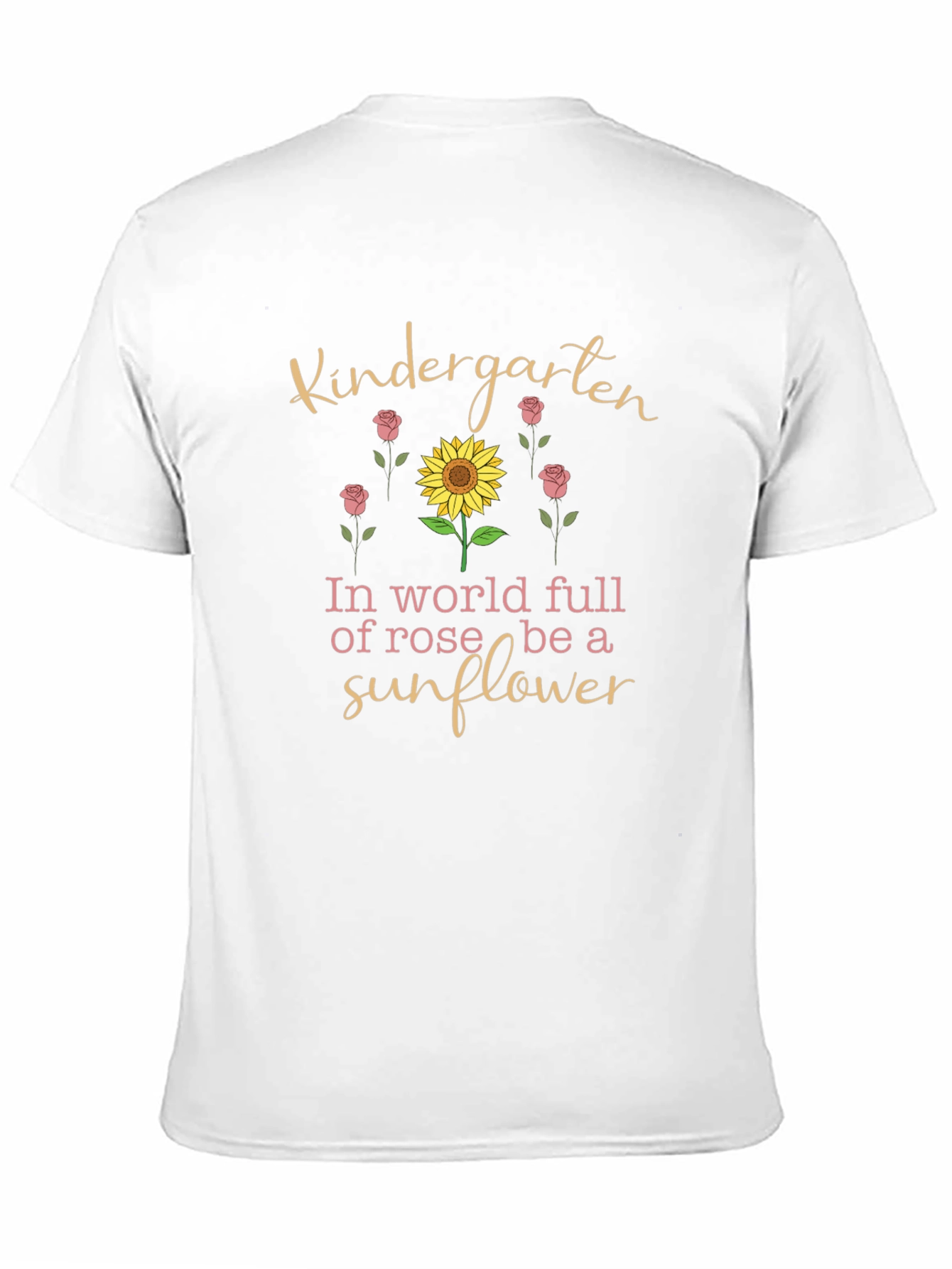 Kindergarten Sunflower Graphic Tee