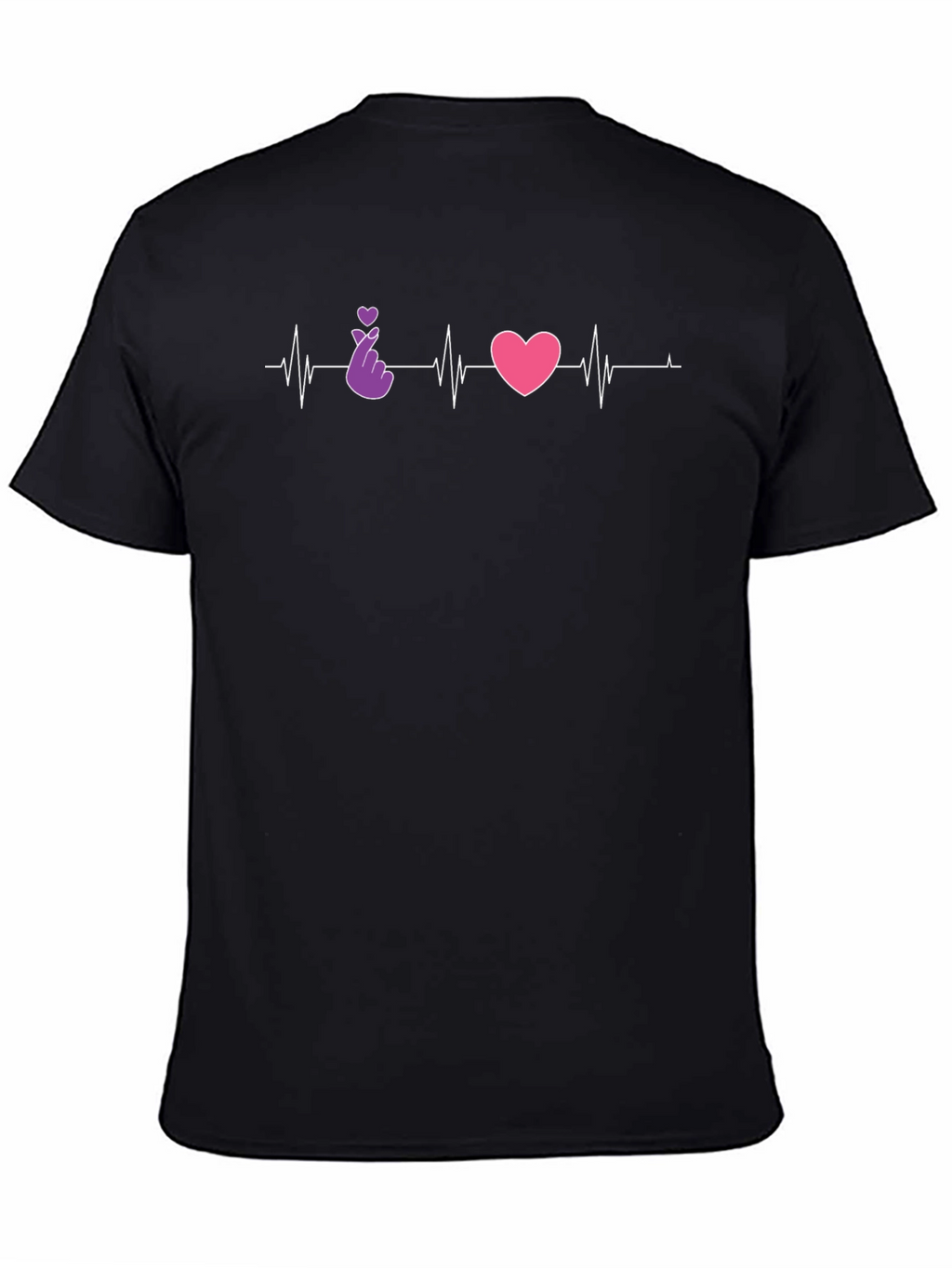 Heartbeat Love Sign Graphic Tee - Stylish & Trendy