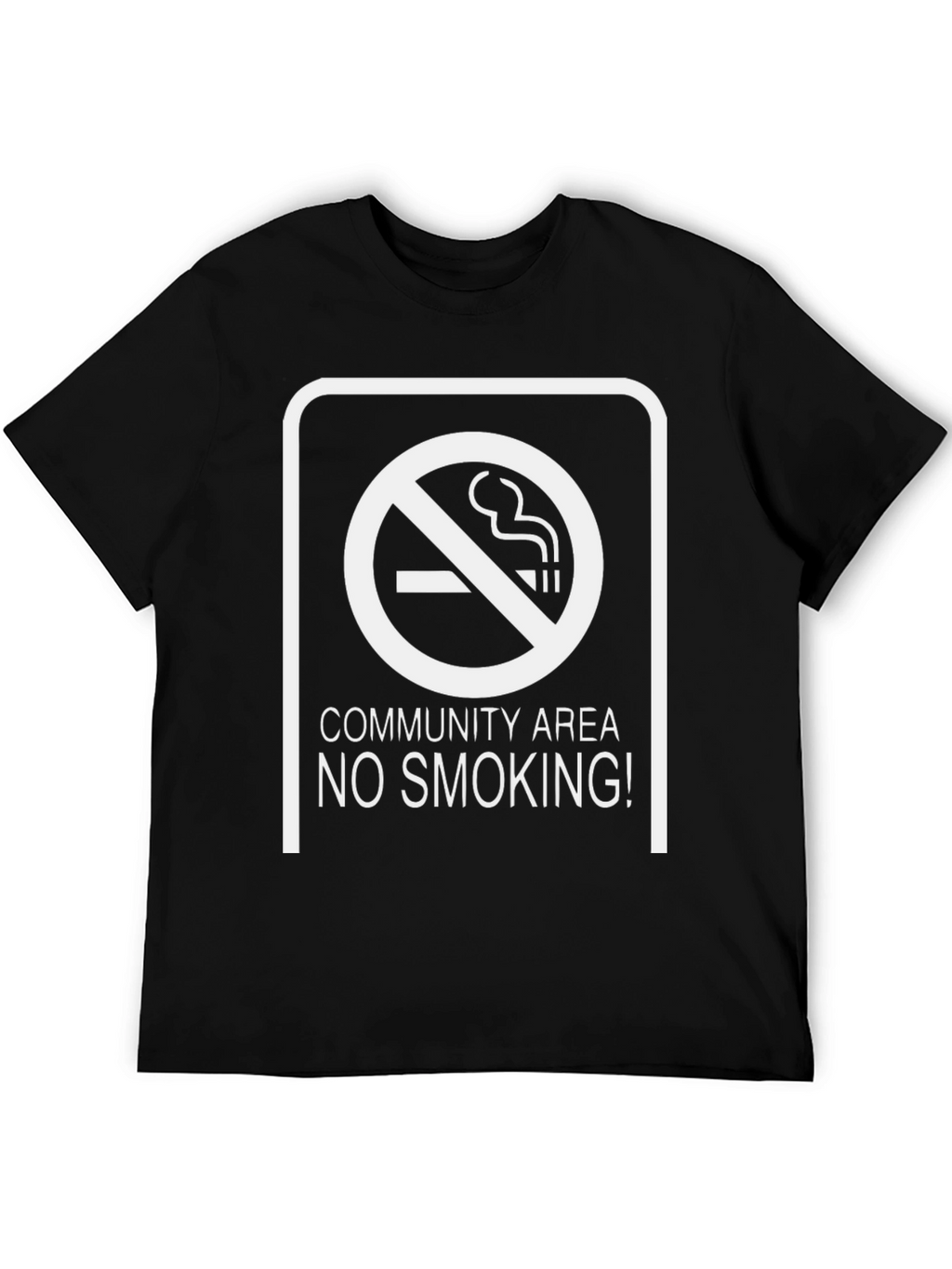 No Smoking Area Graphic Tee