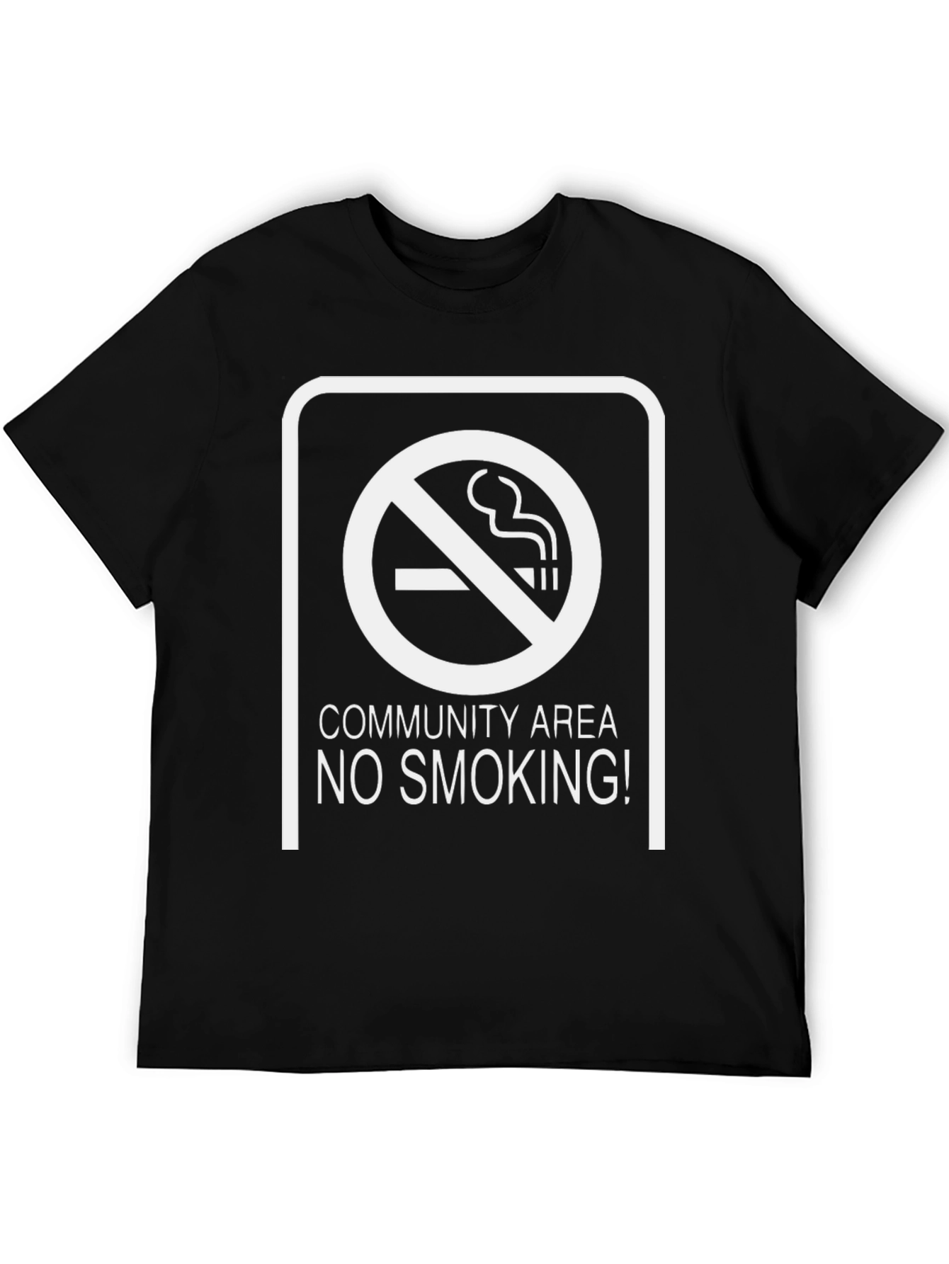 No Smoking Area Graphic Tee