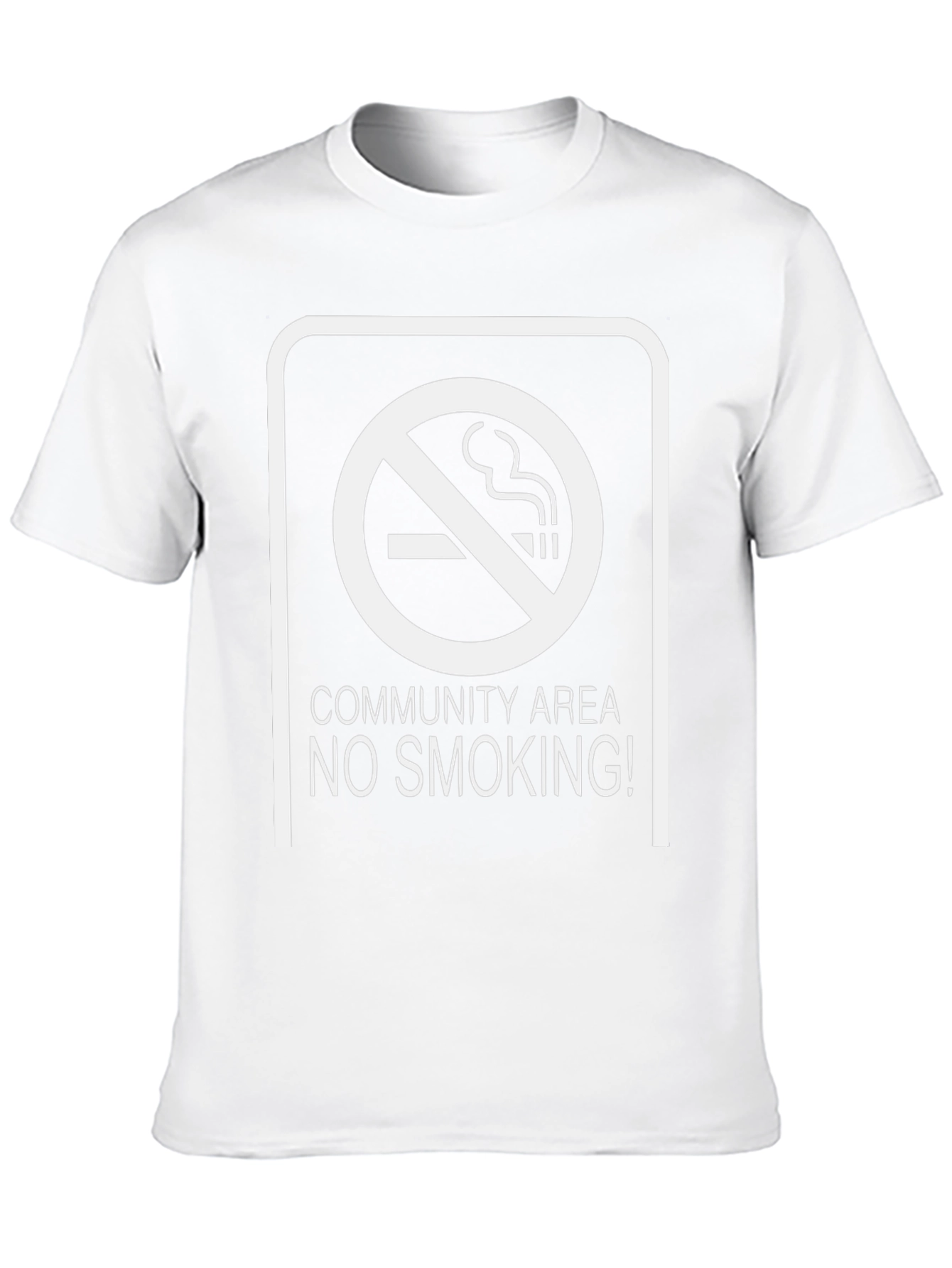 No Smoking Area Graphic Tee