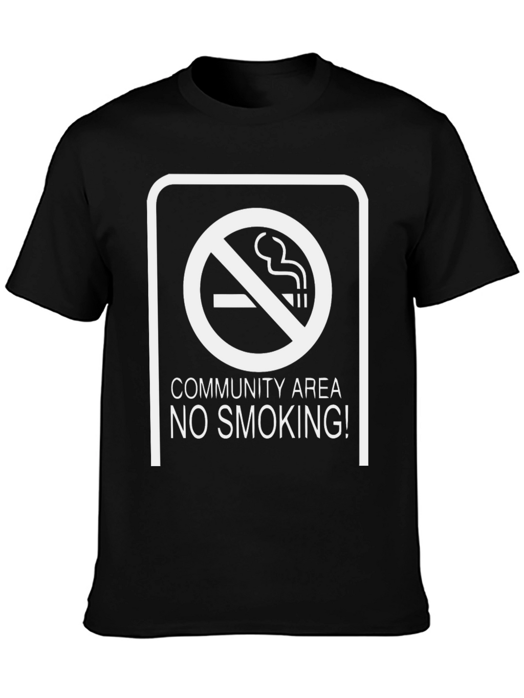 No Smoking Area Graphic Tee