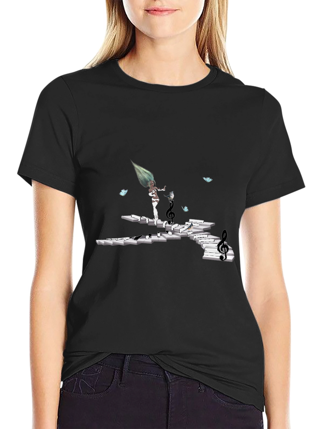 Musical Stairs T-Shirt - Unique Graphic Tee