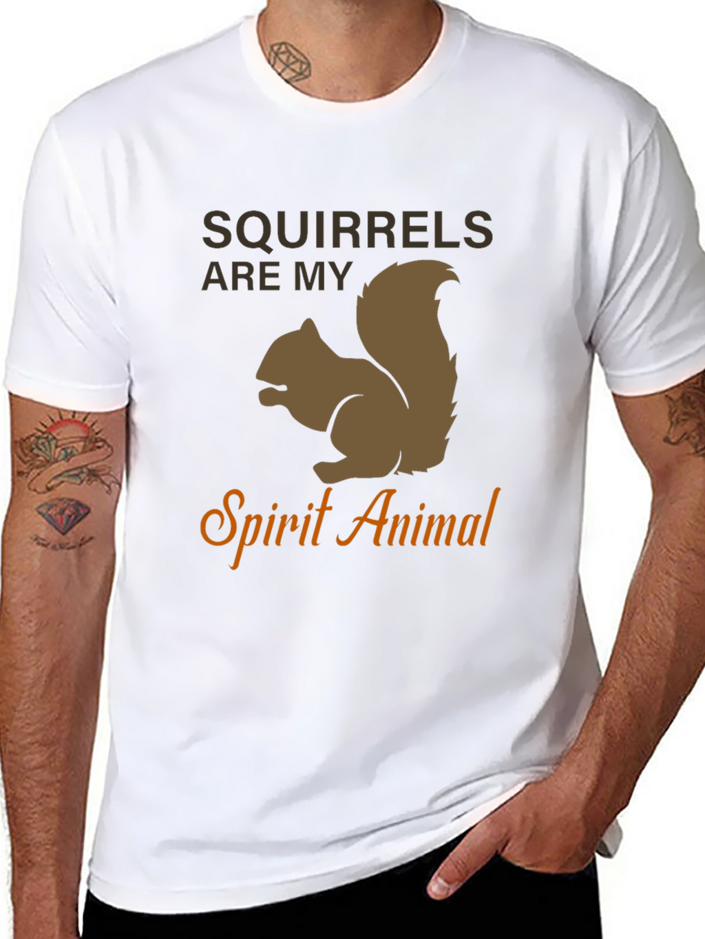 Squirrels Are My Spirit Animal T-Shirt
