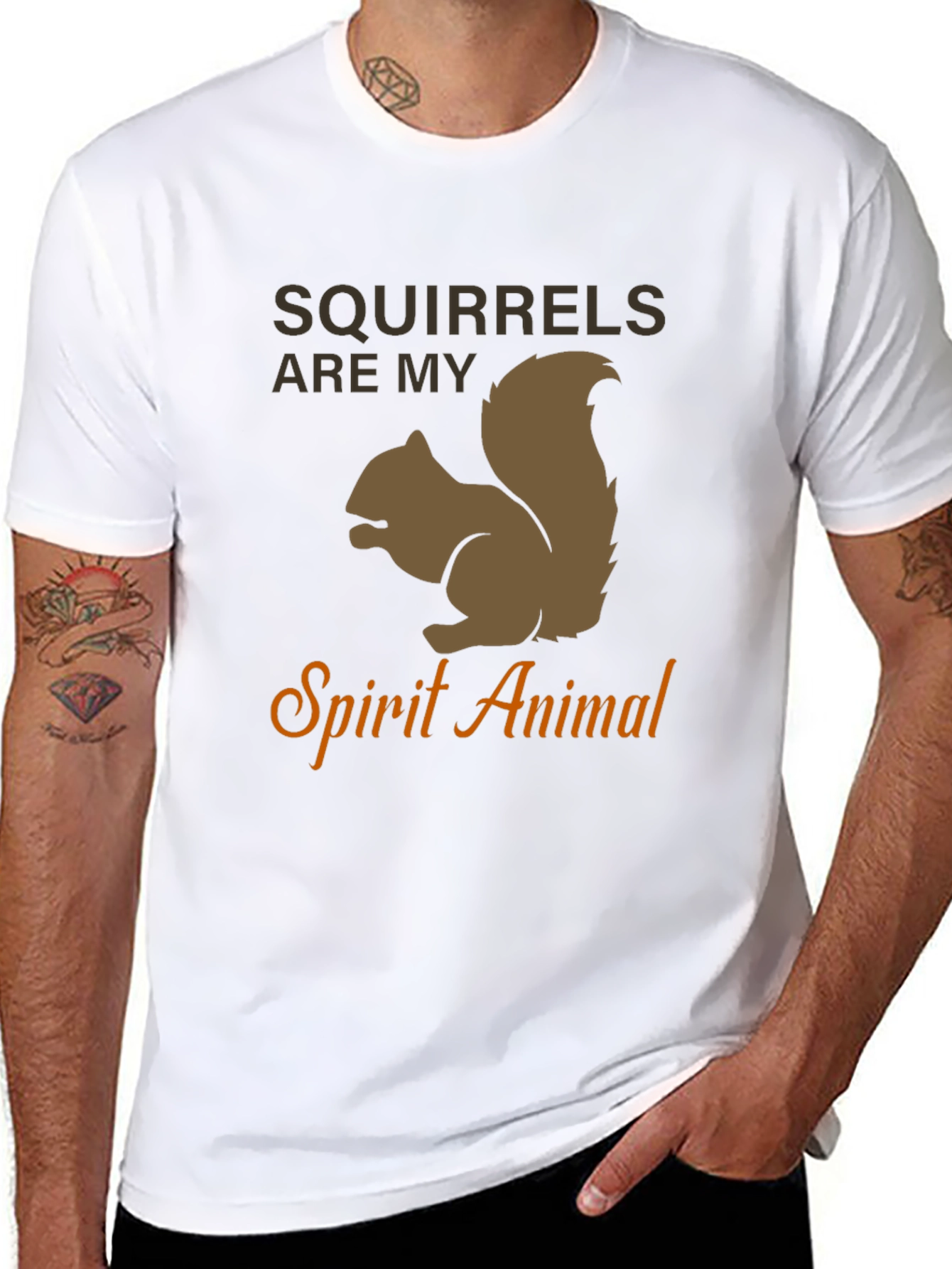 Squirrels Are My Spirit Animal T-Shirt