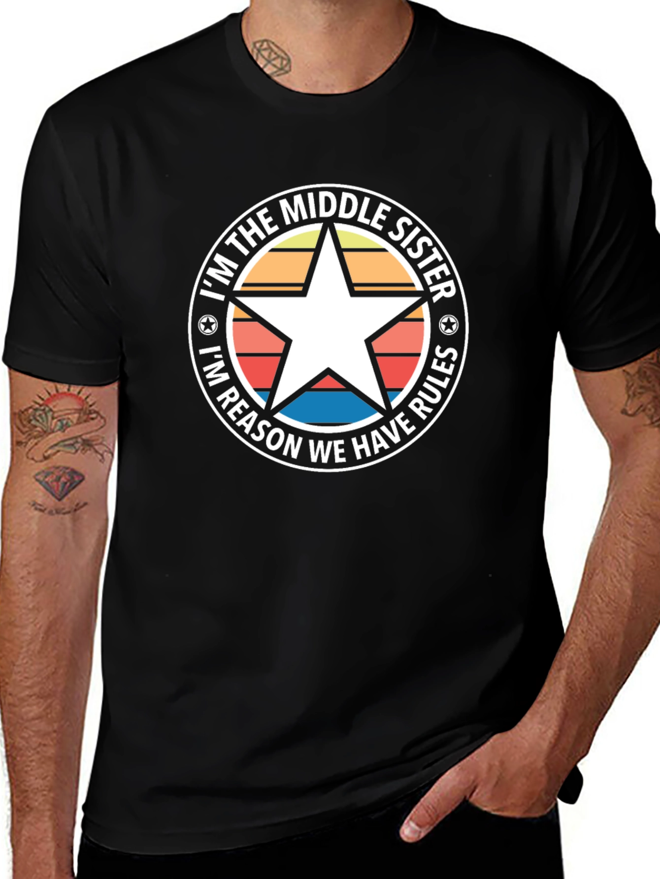 Middle Sister Rules T-Shirt