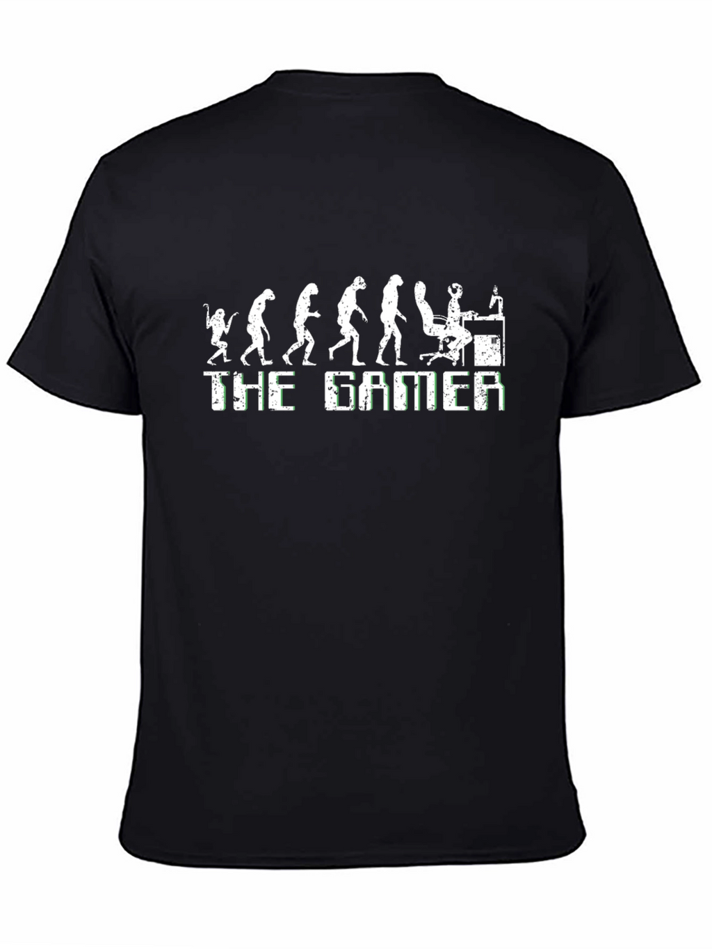 Evolution of the Gamer Black T-Shirt