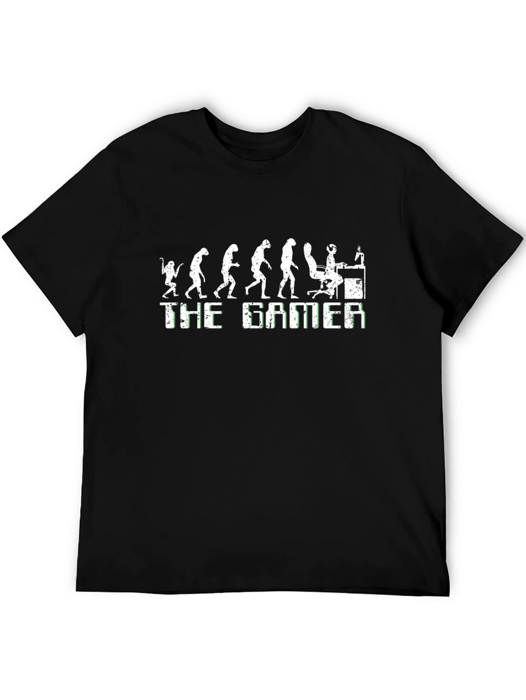 Evolution of the Gamer Black T-Shirt