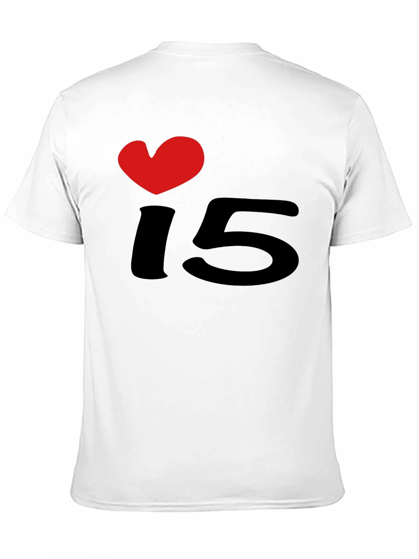 I Heart 15 Black T-Shirt