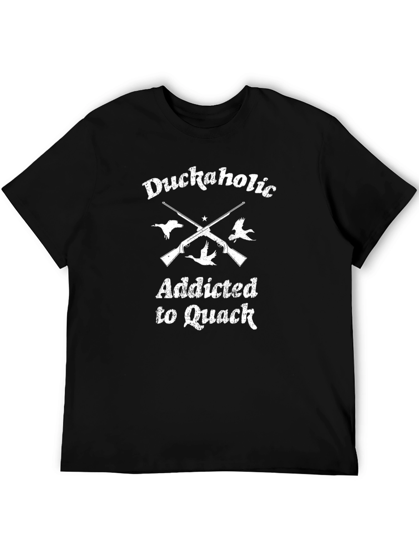 Duckaholic Addicted to Quack Graphic T-Shirt