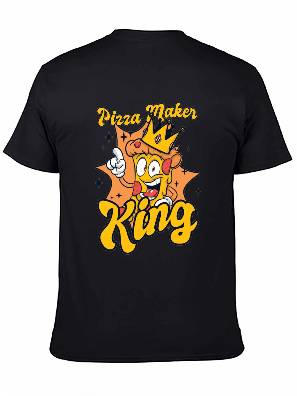 Pizza Maker King T-Shirt - Novelty Graphic Tee
