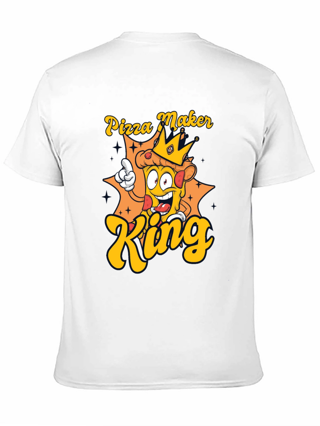 Pizza Maker King T-Shirt - Novelty Graphic Tee