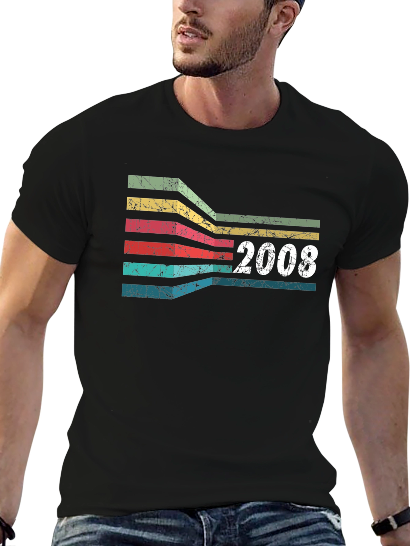 Vintage 2008 Graphic T-Shirt - Retro Style