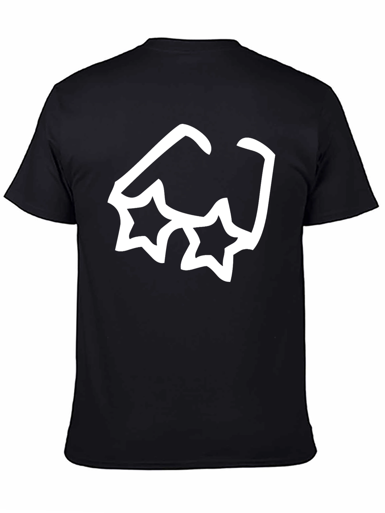 Cool Star Sunglasses Graphic Black T-Shirt
