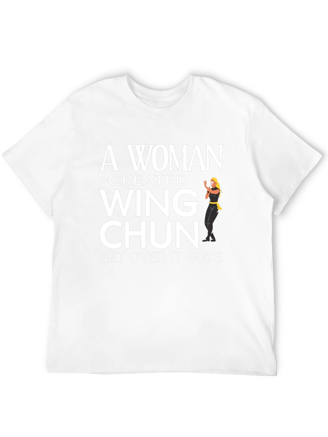 A Woman Created Wing Chun Black T-Shirt
