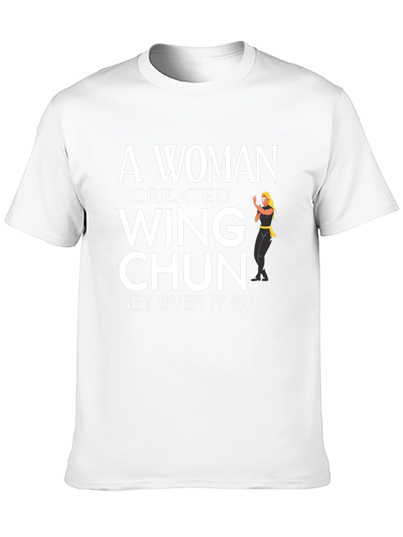 A Woman Created Wing Chun Black T-Shirt