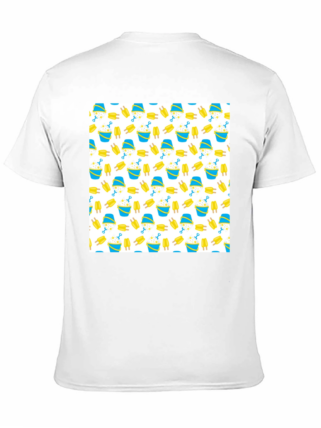 Fun Beach Pattern T-Shirt - Summer Vibes