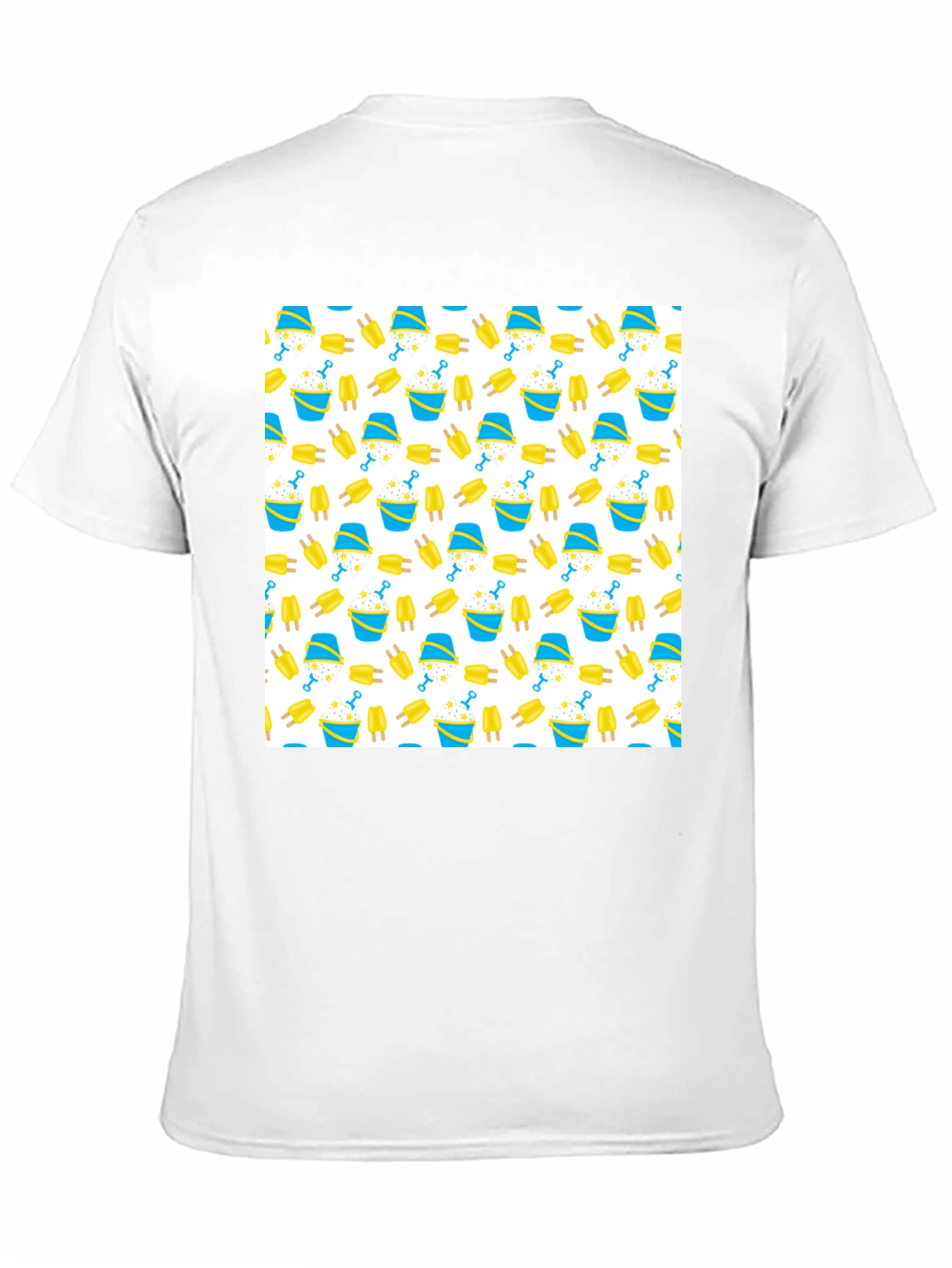 Fun Beach Pattern T-Shirt - Summer Vibes