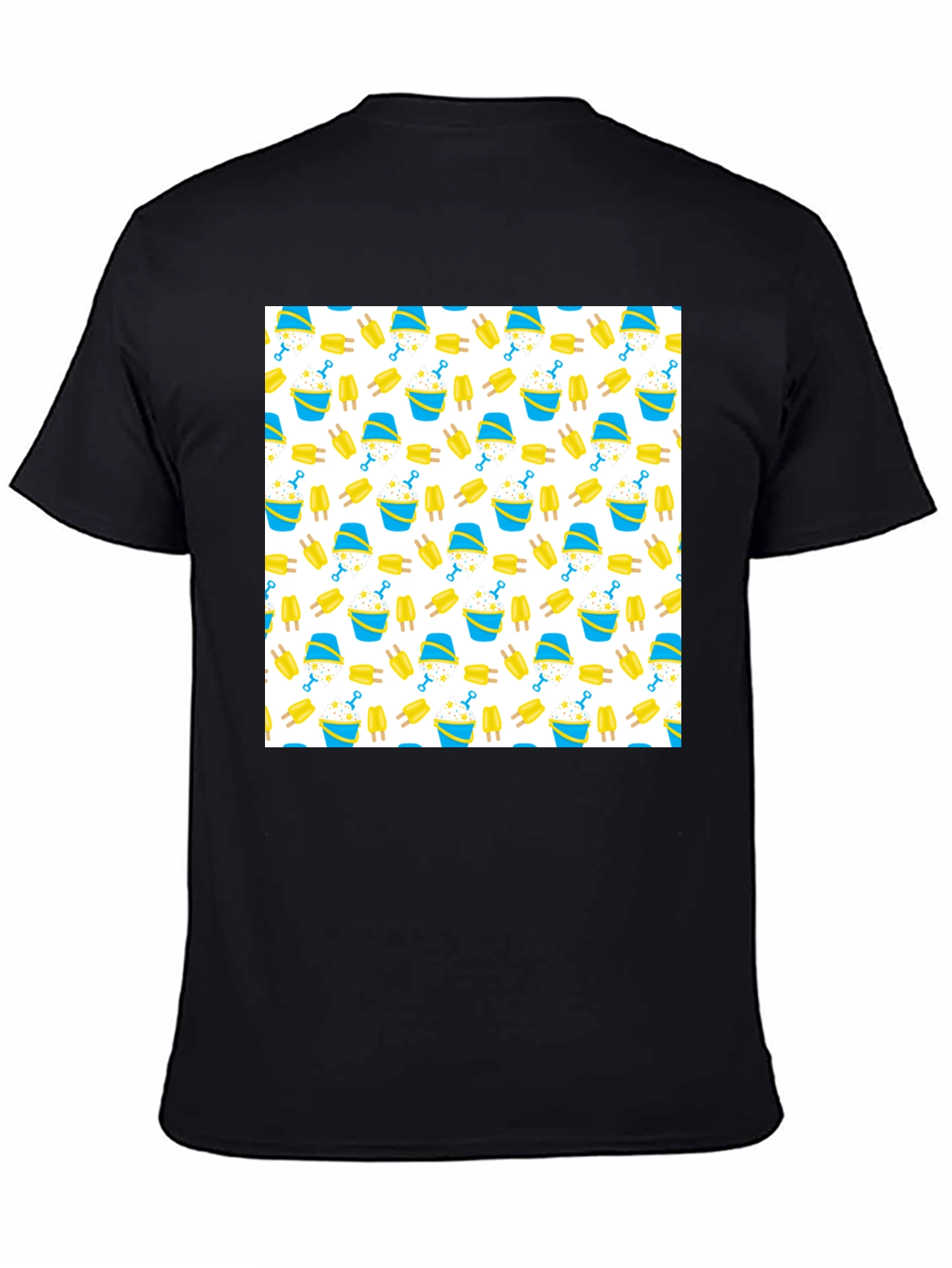 Fun Beach Pattern T-Shirt - Summer Vibes