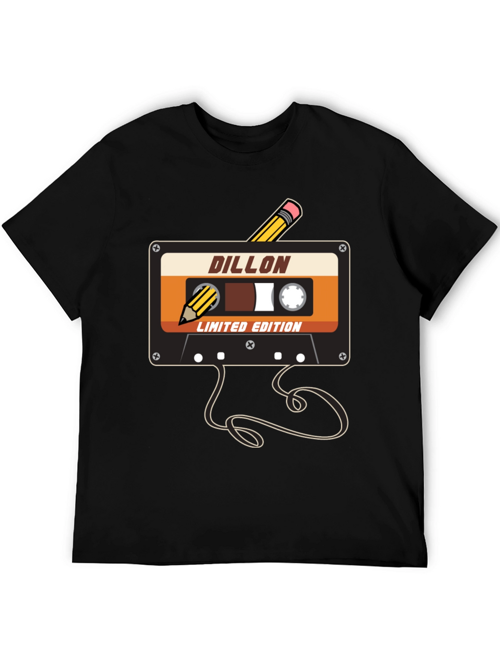 Retro Cassette Tape T-Shirt - Limited Edition Dillon Tee