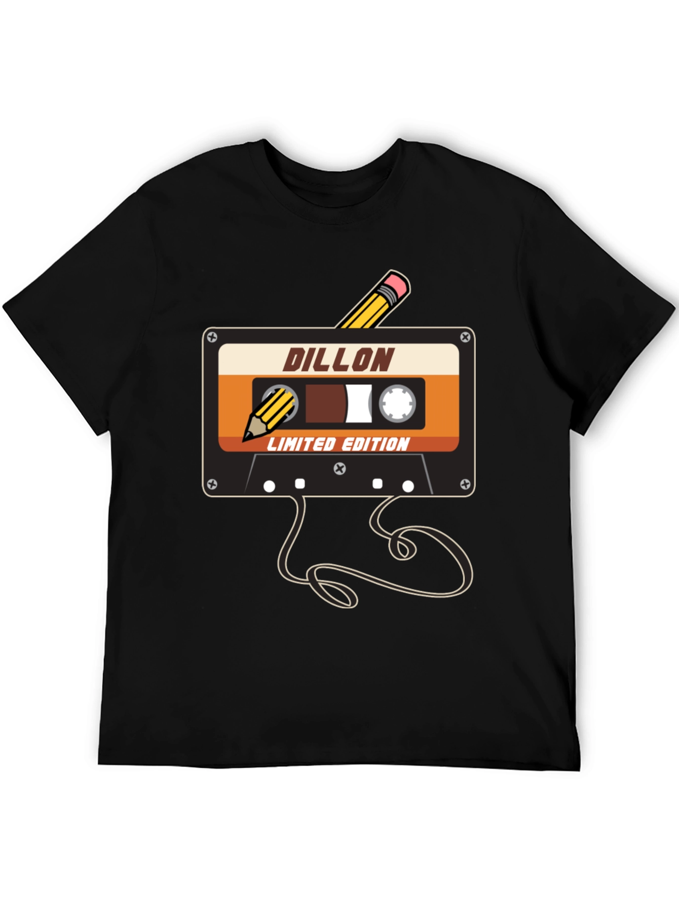 Retro Cassette Tape T-Shirt - Limited Edition Dillon Tee
