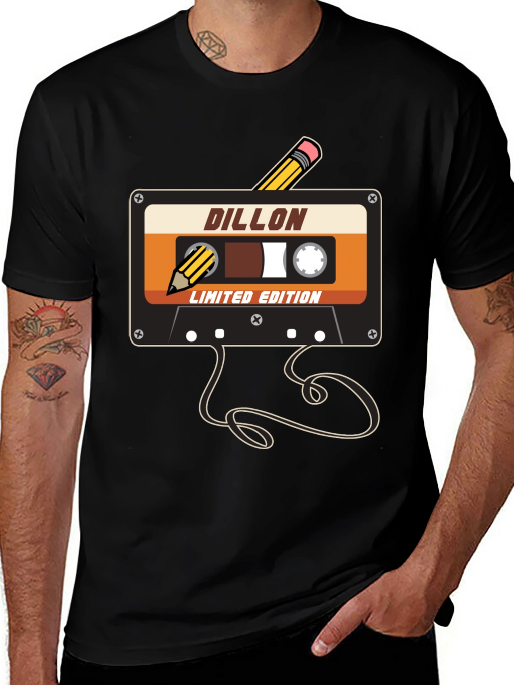 Retro Cassette Tape T-Shirt - Limited Edition Dillon Tee