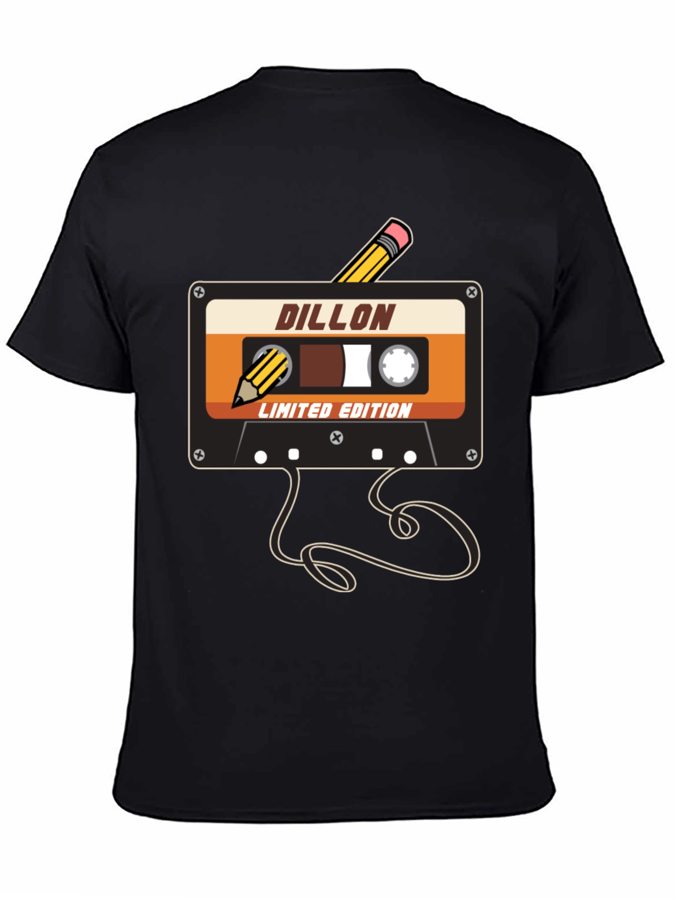 Retro Cassette Tape T-Shirt - Limited Edition Dillon Tee