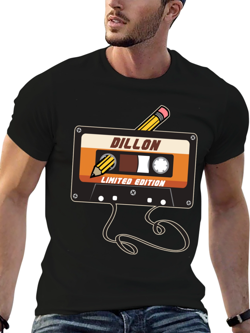 Retro Cassette Tape T-Shirt - Limited Edition Dillon Tee