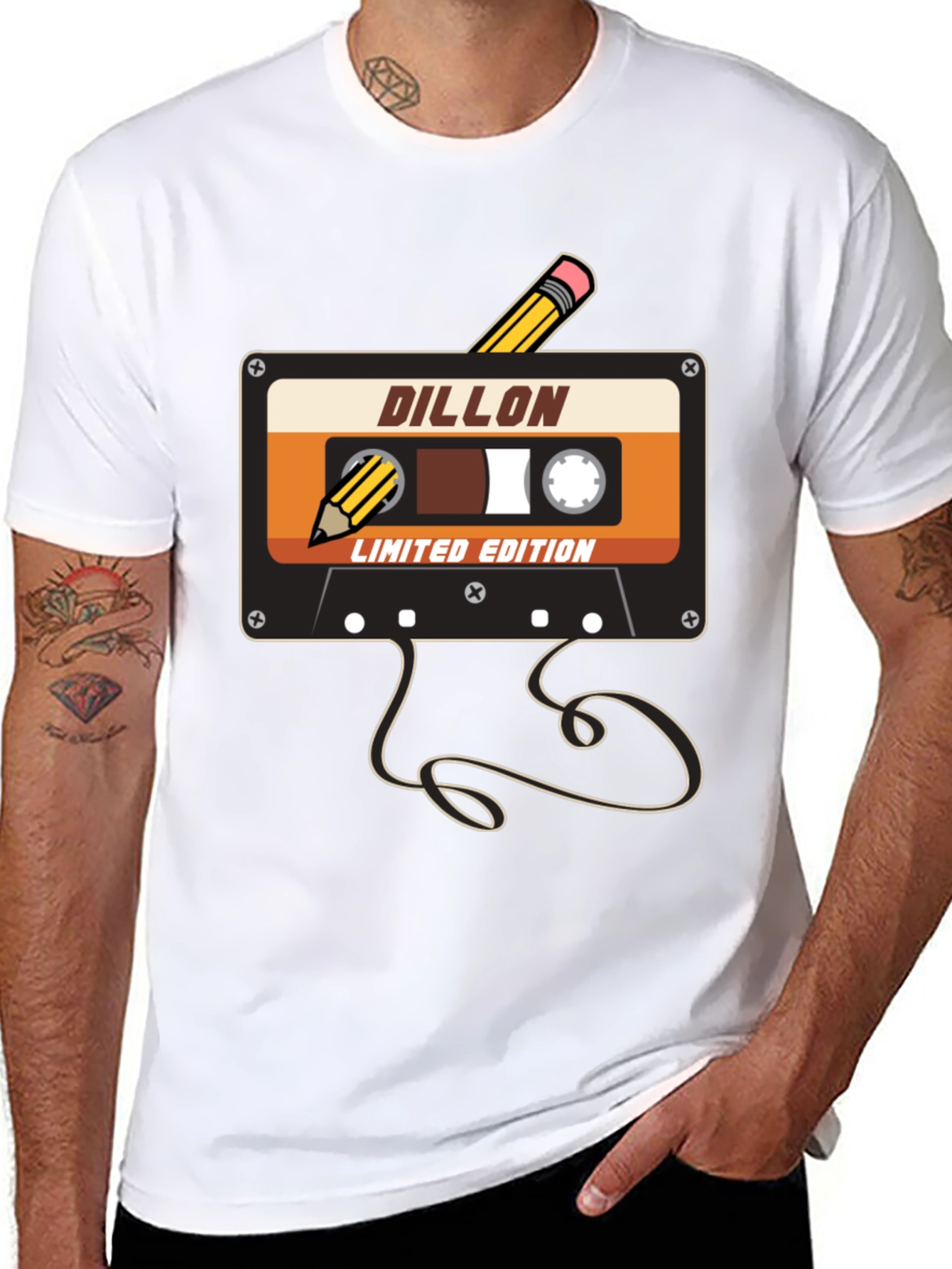 Retro Cassette Tape T-Shirt - Limited Edition Dillon Tee