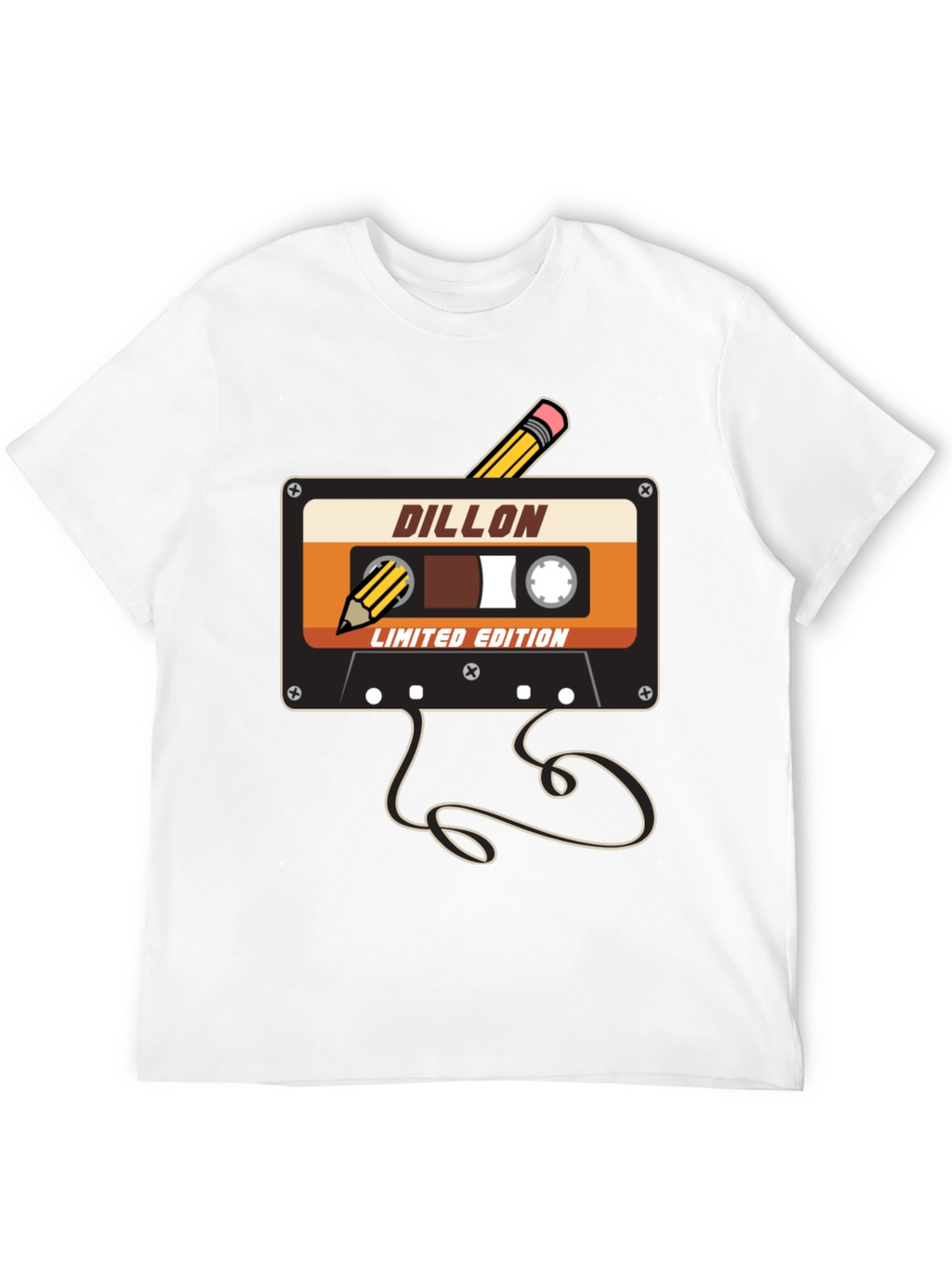Retro Cassette Tape T-Shirt - Limited Edition Dillon Tee