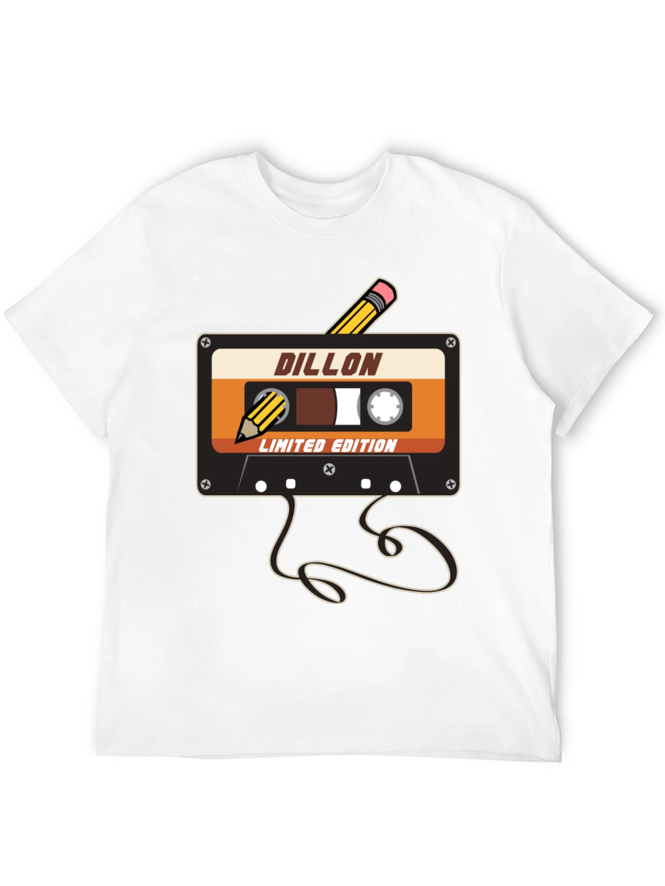 Retro Cassette Tape T-Shirt - Limited Edition Dillon Tee