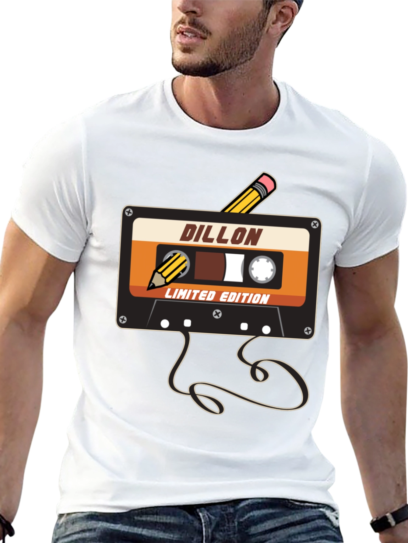 Retro Cassette Tape T-Shirt - Limited Edition Dillon Tee