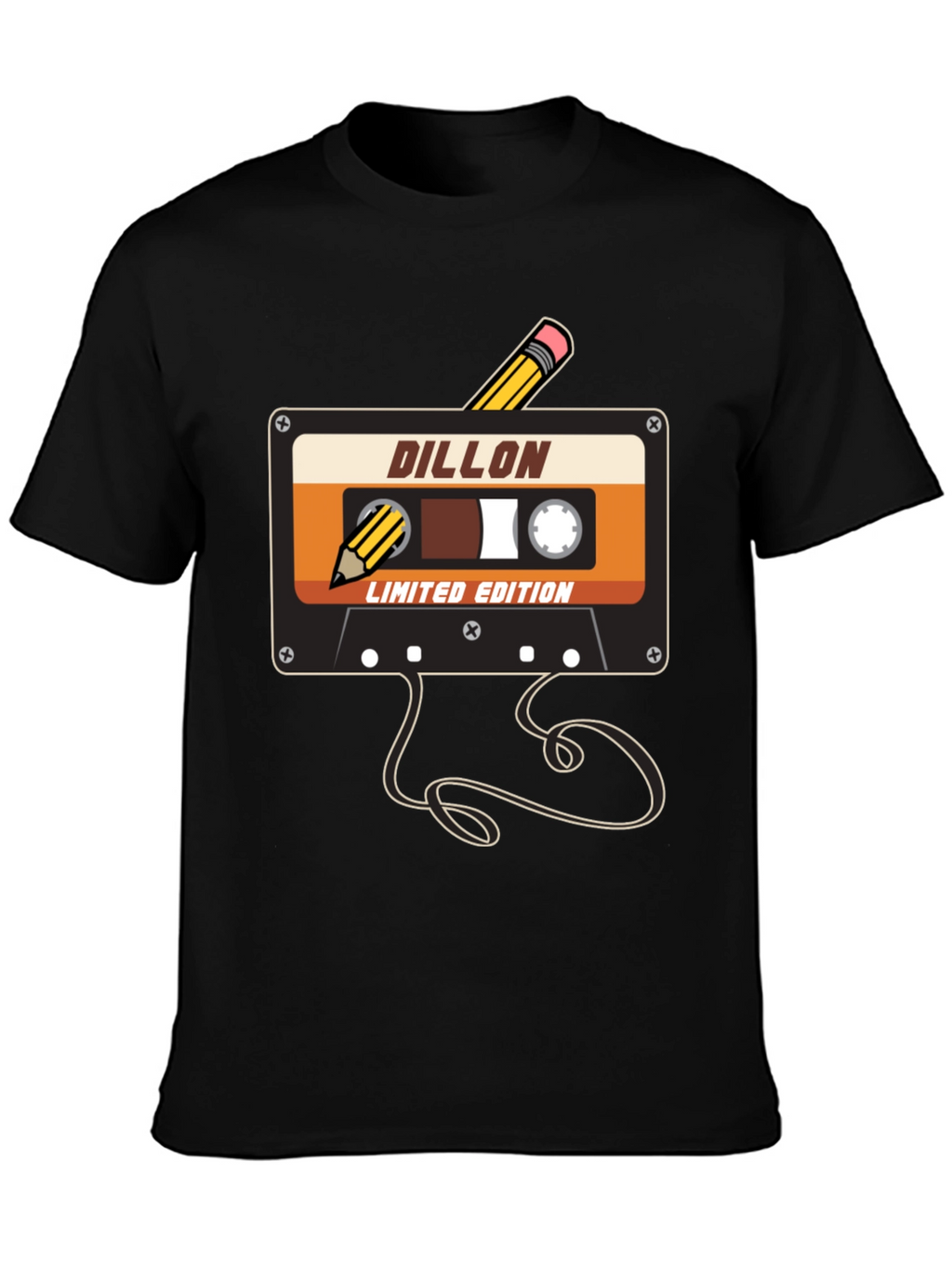 Retro Cassette Tape T-Shirt - Limited Edition Dillon Tee