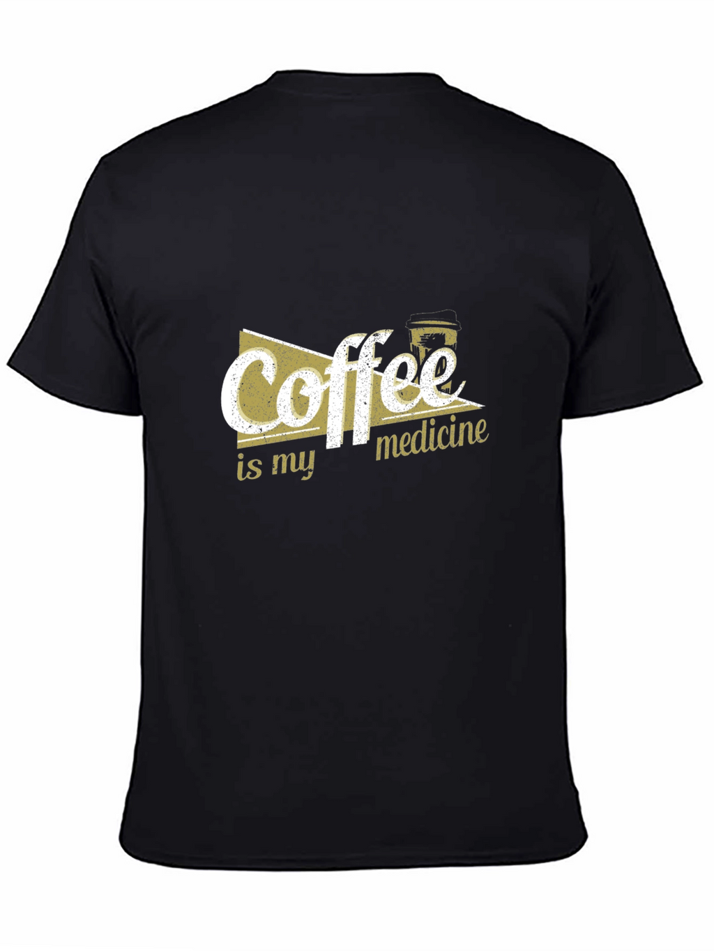 Coffee is My Medicine T-Shirt - Black