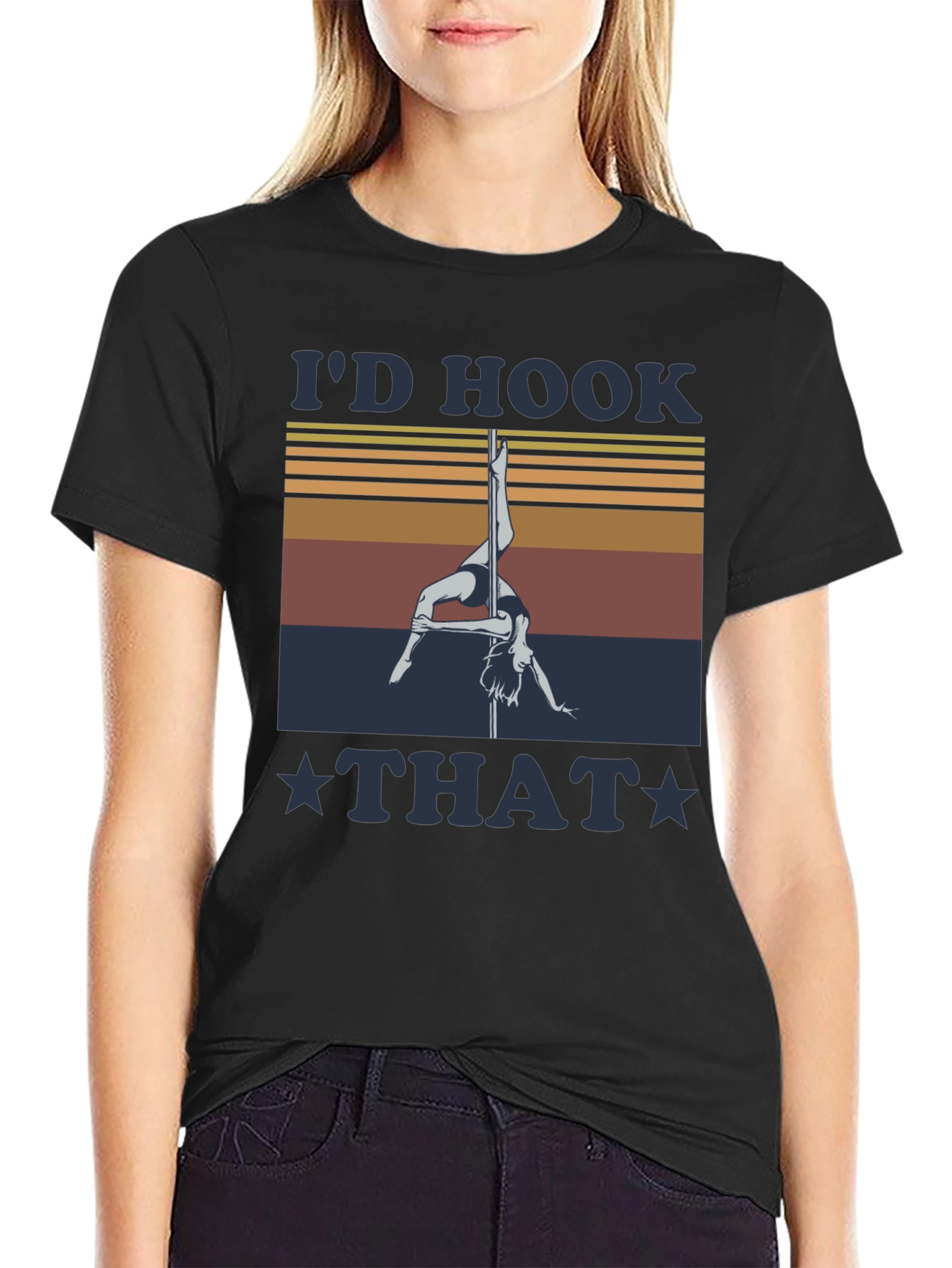 Id Hook That Pole Dancing Graphic Tee