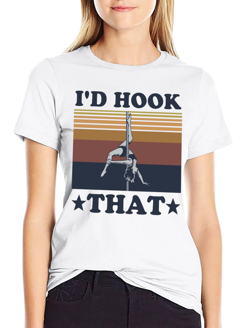 Id Hook That Pole Dancing Graphic Tee