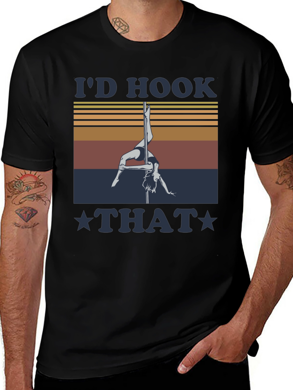 Id Hook That Pole Dancing Graphic Tee