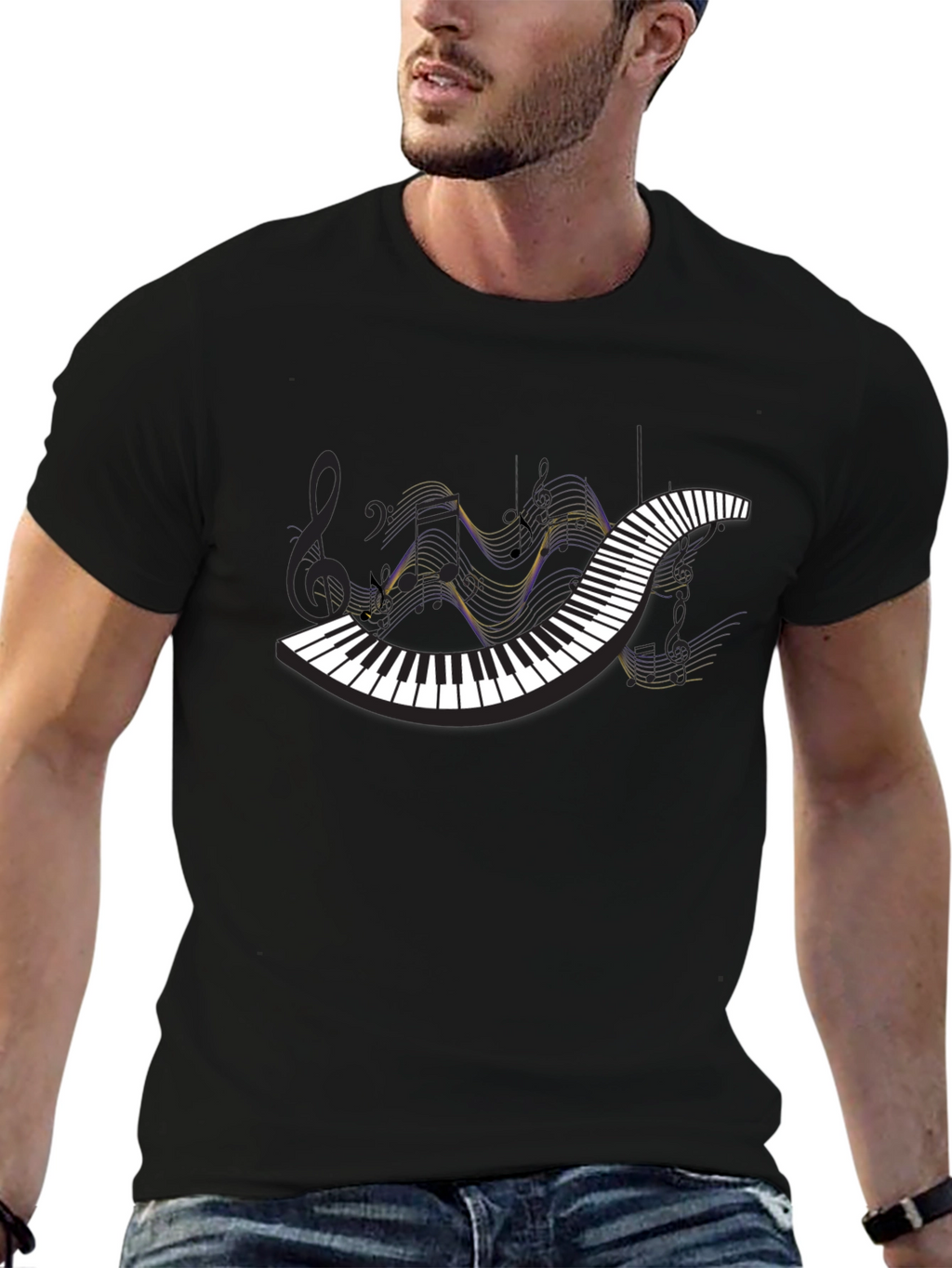 Musical Piano Keys T-Shirt