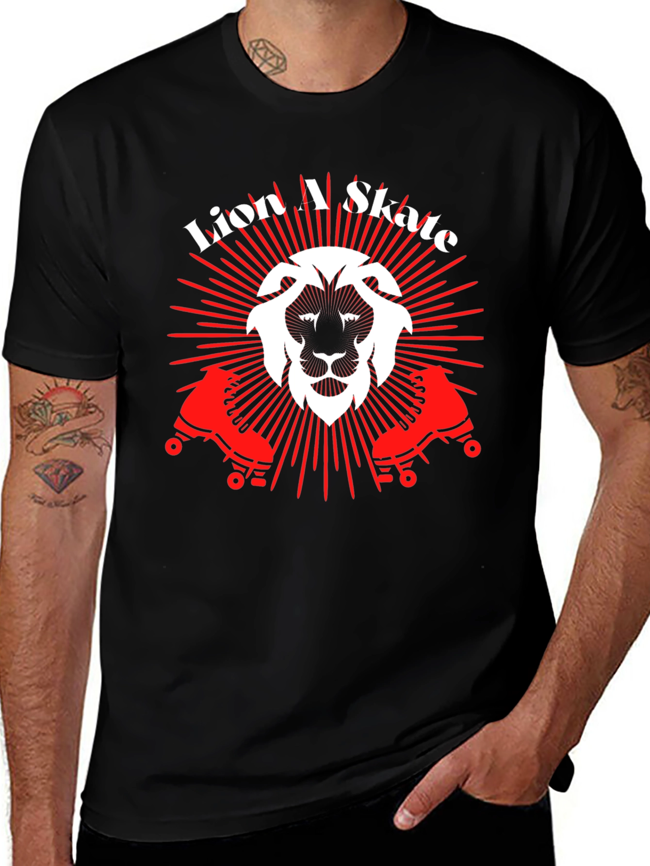 Lion Skate Graphic Tee